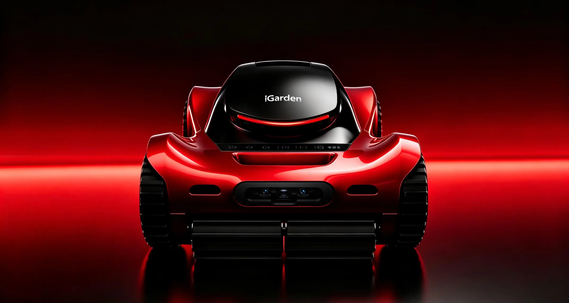 Sleek iGarden M1-AI robotic pool cleaner with hydrodynamic corrosion-resistant design
